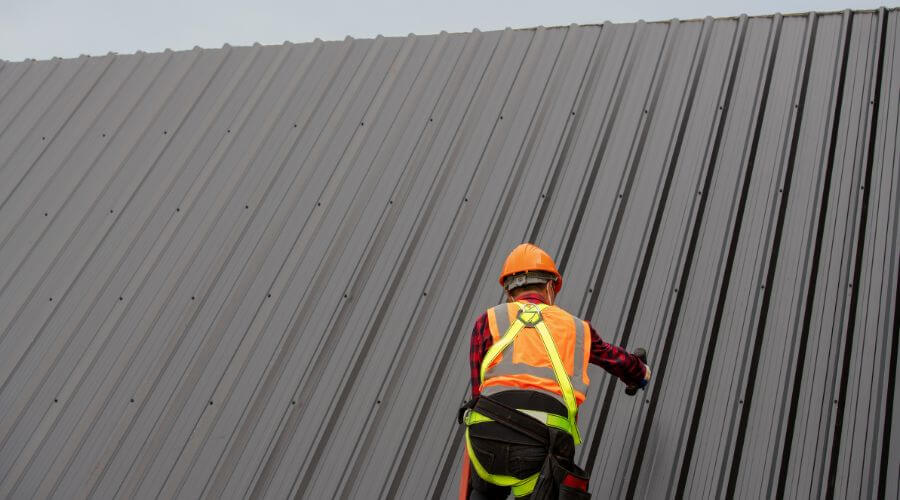 Professional metal roof installation services in Logsden, OR